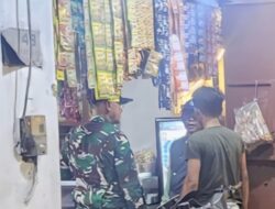 Koramil Tegal Timur Gerebek Penjual Obat Keras Berkedok Warung Sembako di Panggung