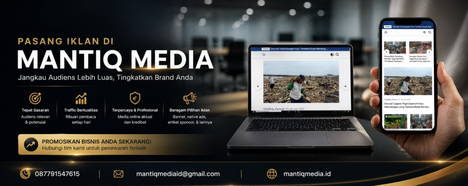 Pasang Iklan di Mantiq Media