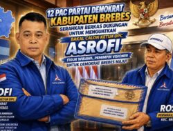 Restu 12 PAC Mengalir Deras, Asrofi Kian Kokoh di Bursa Ketua DPC Demokrat Brebes