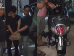 Terekam CCTV, Karyawan Pabrik Diduga Curi Motor Rekan Kerja, Polisi Tangkap Satu Pelaku