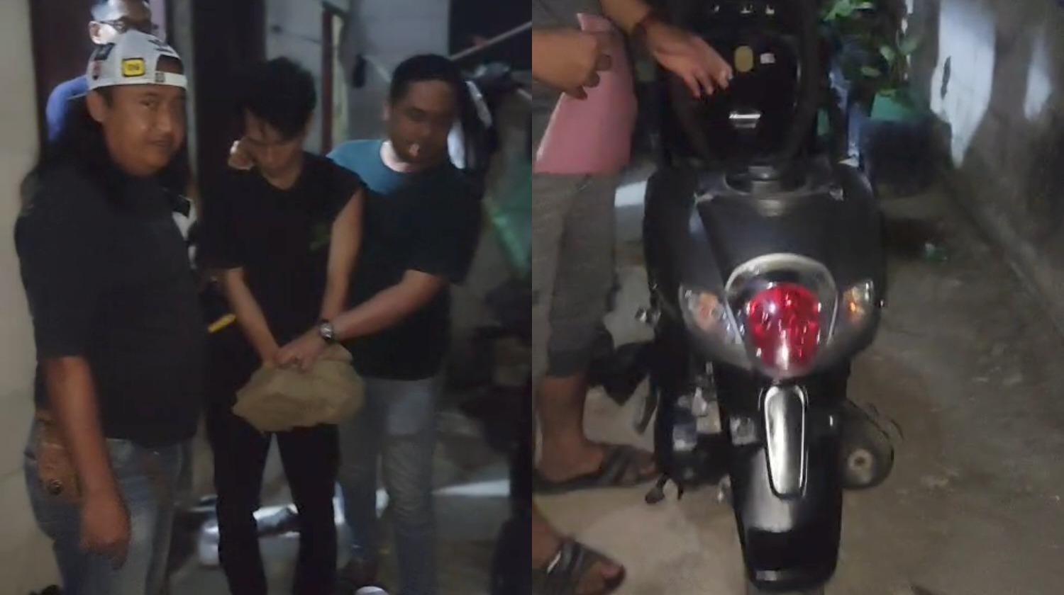CCTV mengungkap pencurian sepeda motor karyawan di pabrik garmen Brebes