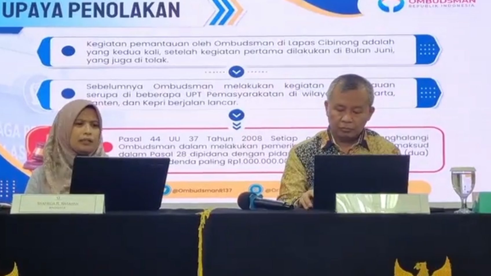 Ombudsman temukan bangunan mirip vila dengan fasilitas mewah di Lapas Cibinong