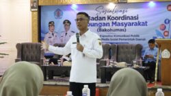 Kepala Diskominfotik Brebes Warsito Eko Putro saat menyampaikan materi komunikasi publik