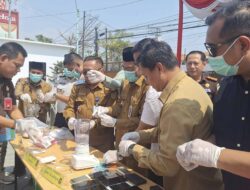 Barang Bukti Sabu dan Ganja dari Puluhan Kasus Kriminal Dimusnahkan