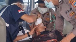 Relawan pemadam kebakaran saat menangani karhutla di Kalimantan Selatan