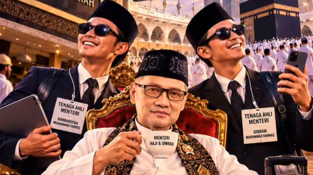 Gus Irfan Menteri Haji dan Umrah yang pengangkatan dua putranya sebagai tenaga ahli menjadi sorotan publik.
