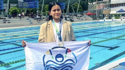 Atlet selam Jepara Syabilla Rizkia Putri Raharja saat mengikuti Porprov Jawa Tengah 2026.